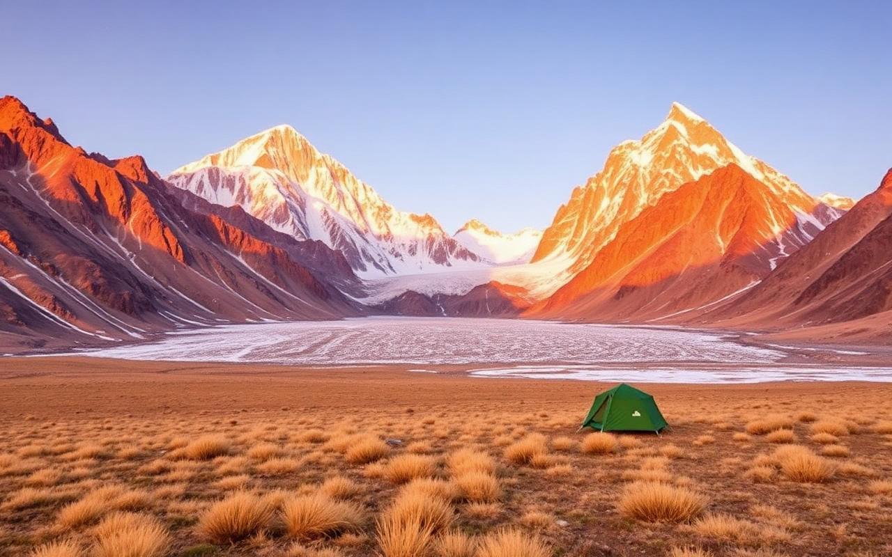 The Patundas plateau between Passu and Batura glaciers.